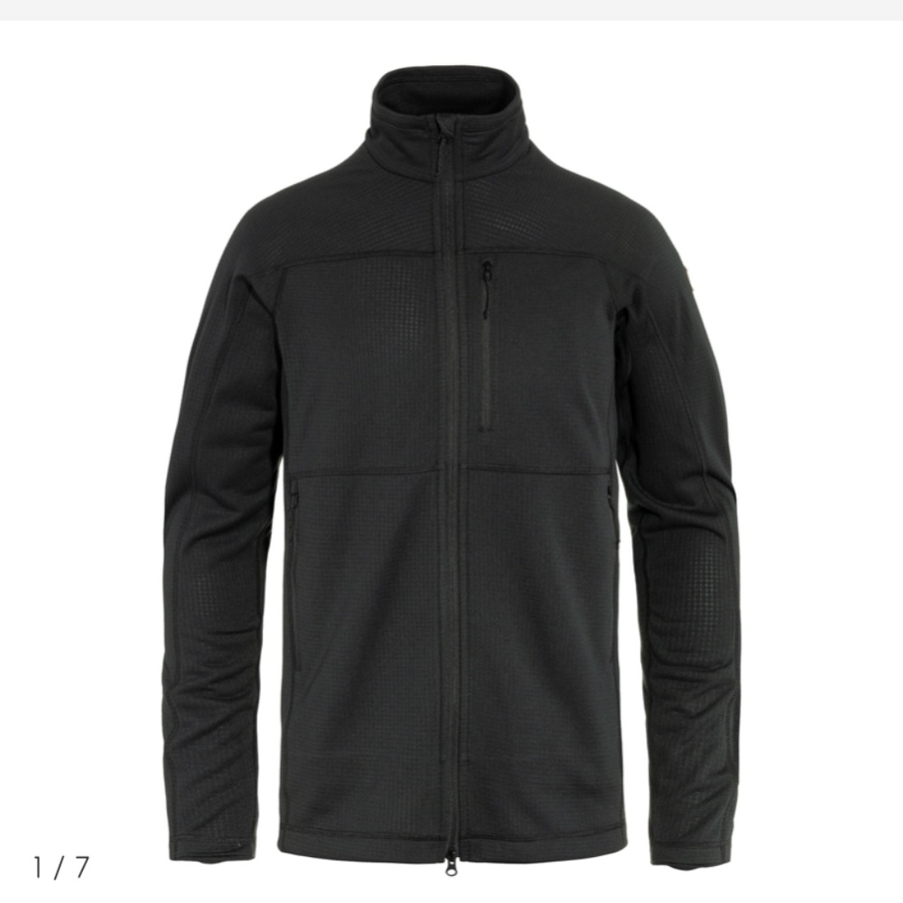 Men’s Fjallraven Abisko Lite Fleece Jacket Full Zip  Size XL